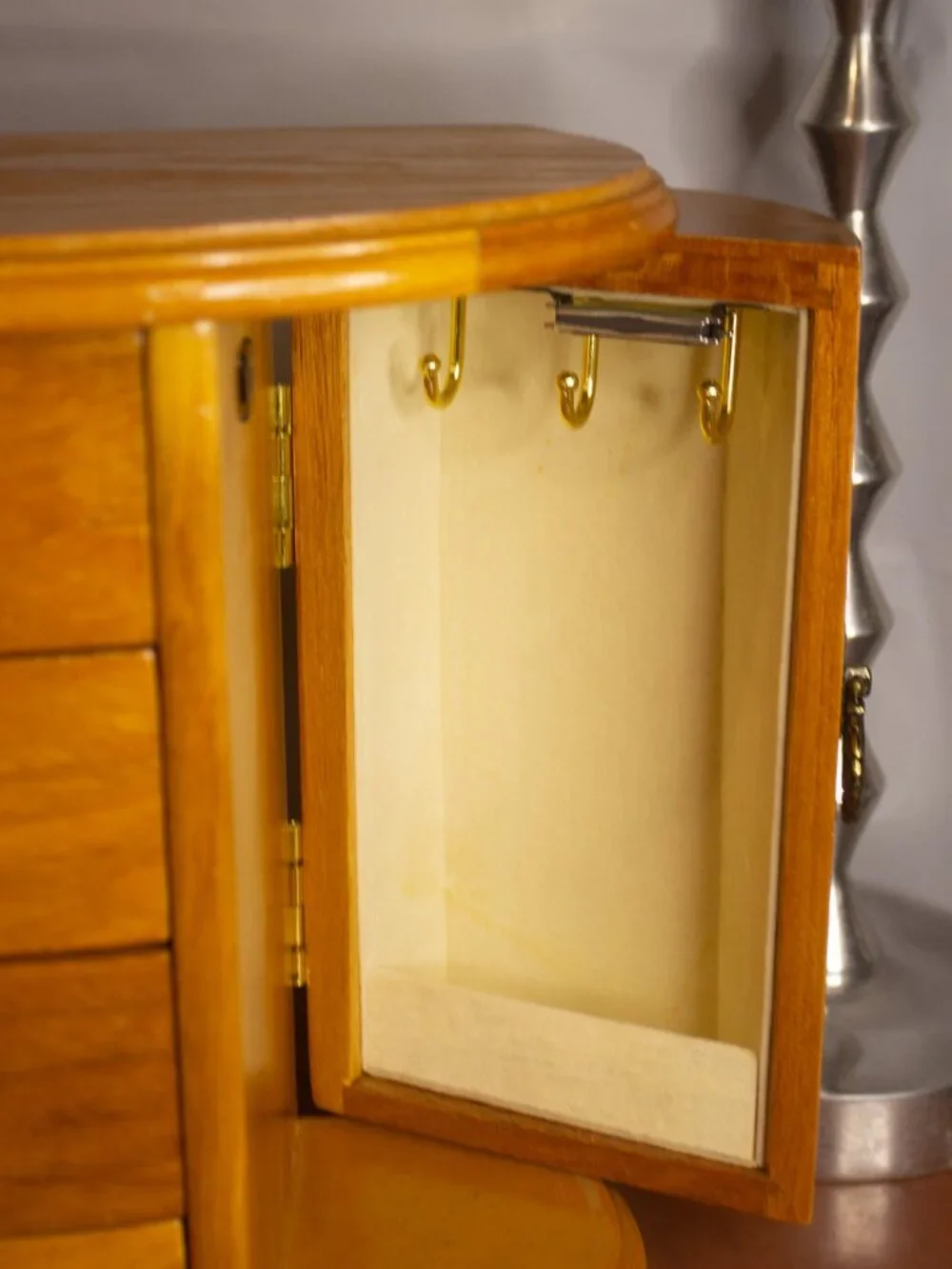 Mele Vintage Wooden Jewelry Box